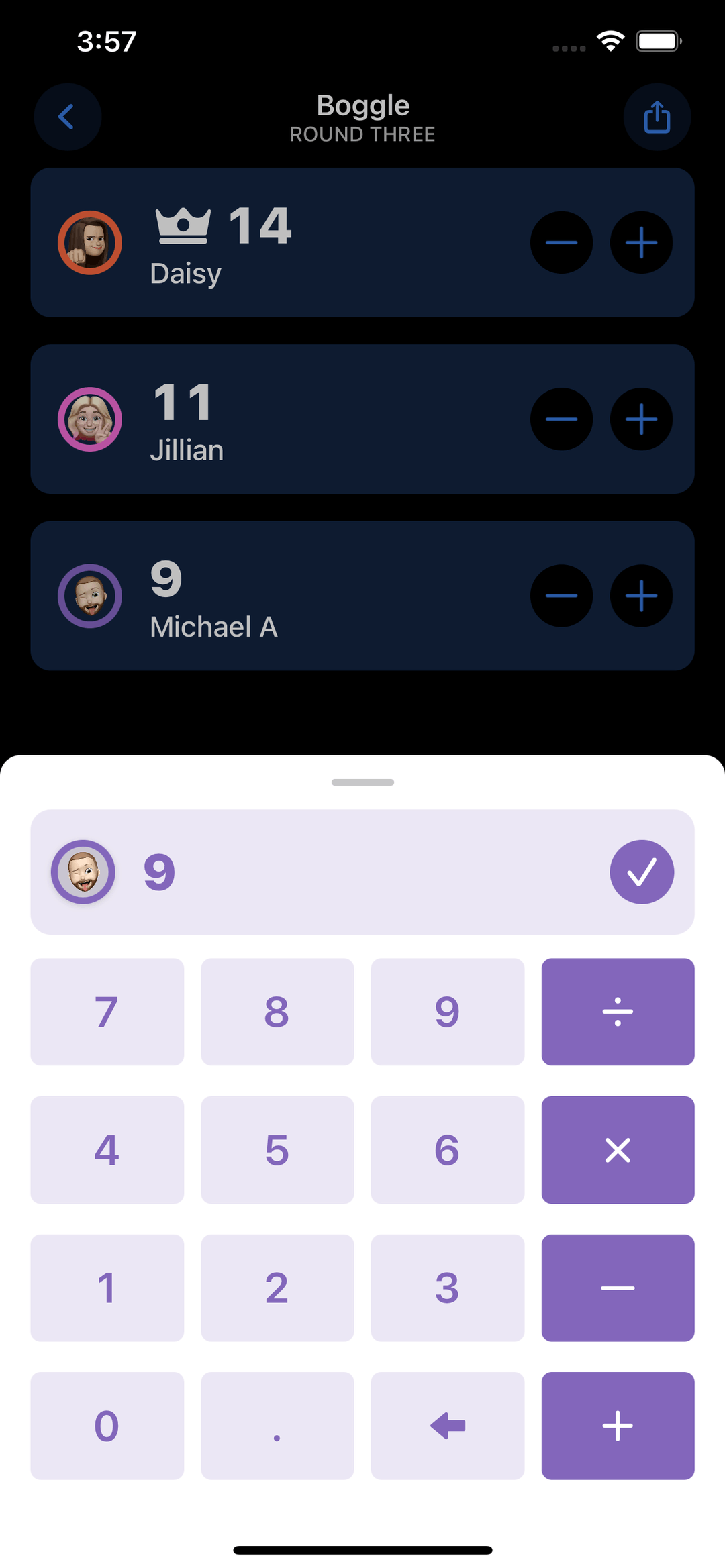 Scorecard iOS Score Tracking App